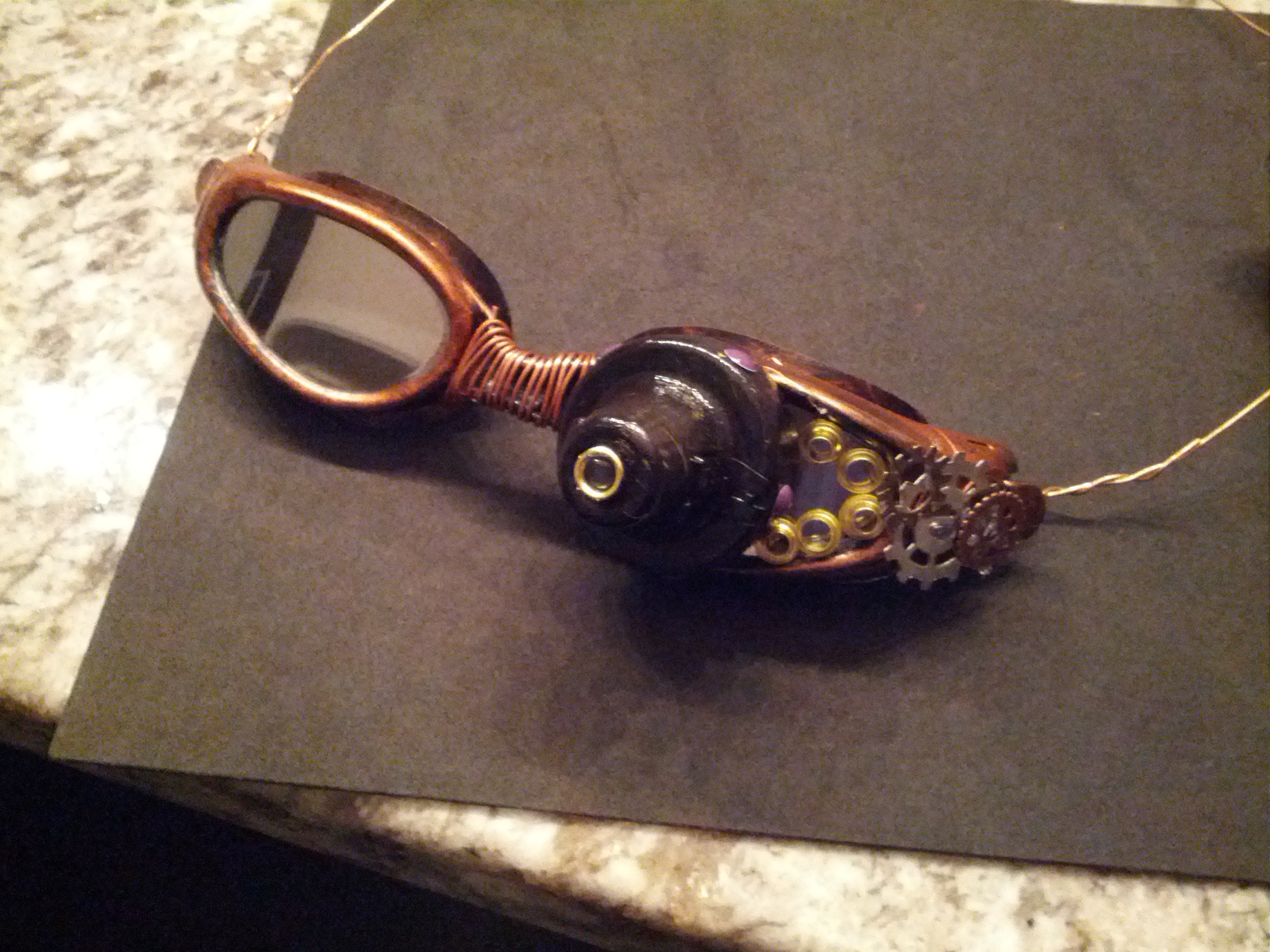 easy steampunk goggles in progress_writerlesleydonaldson - Lesley Donaldson